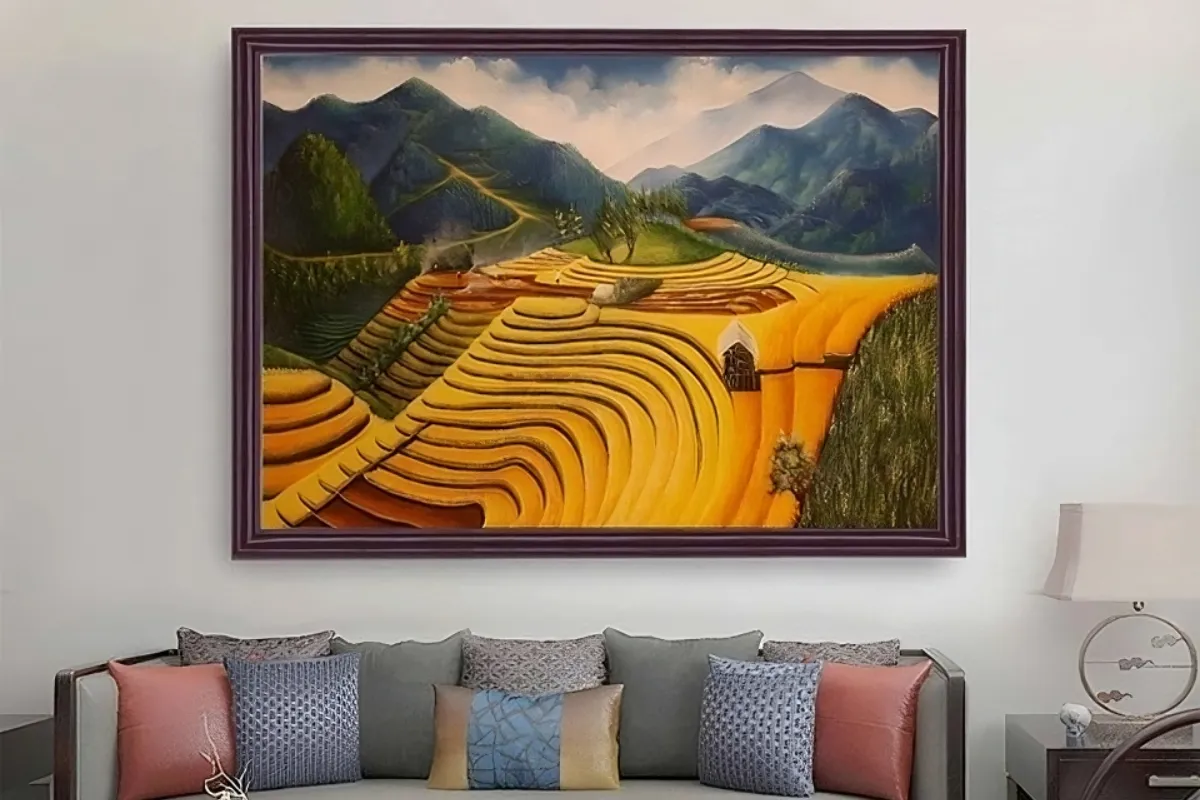 Tranh dán tường Đồng Quê là một loại tranh dán tường được thiết kế với chủ đề nông thôn, quê hương, và cuộc sống nông dân.
