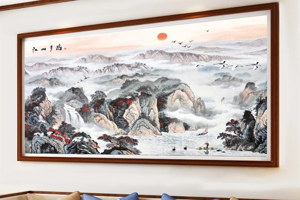 Những mẫu tranh Phong Cảnh Trung Quốc được ưa chuộng hiện nay