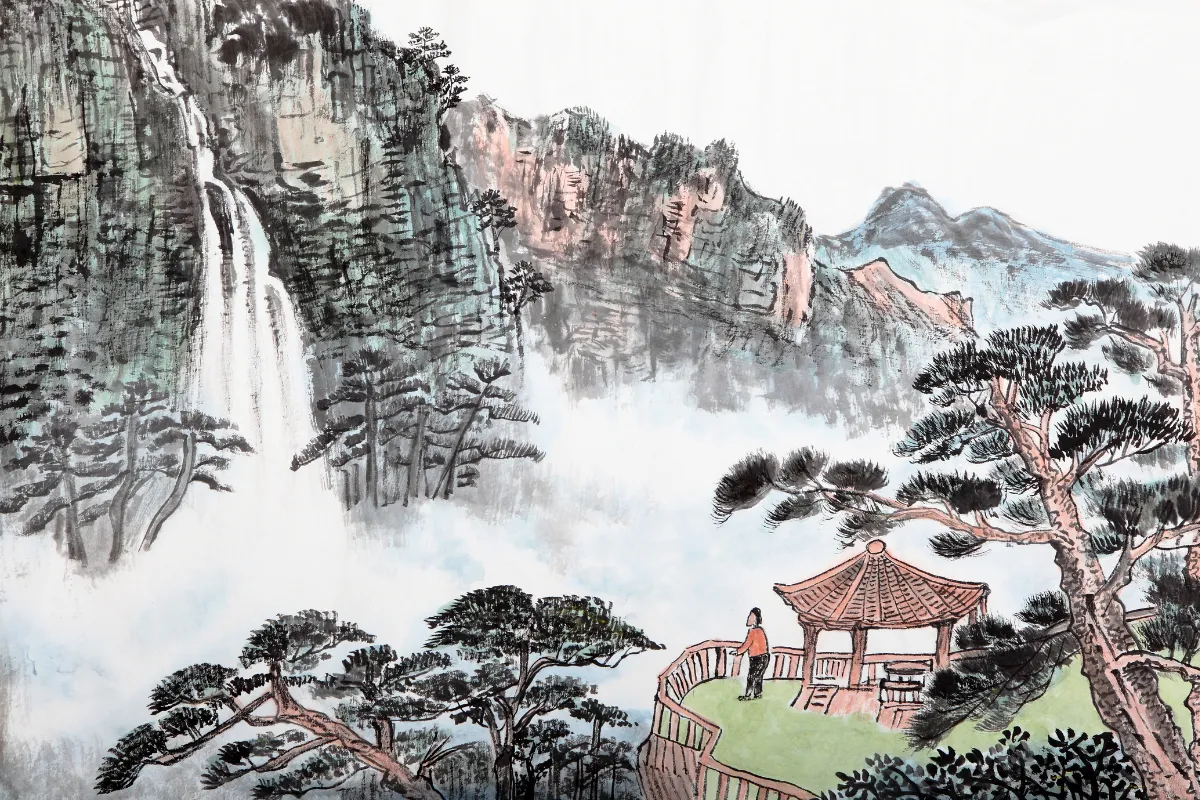 Truyền thống vẽ tranh bằng mực của Trung Quốc về tranh sơn thủy
