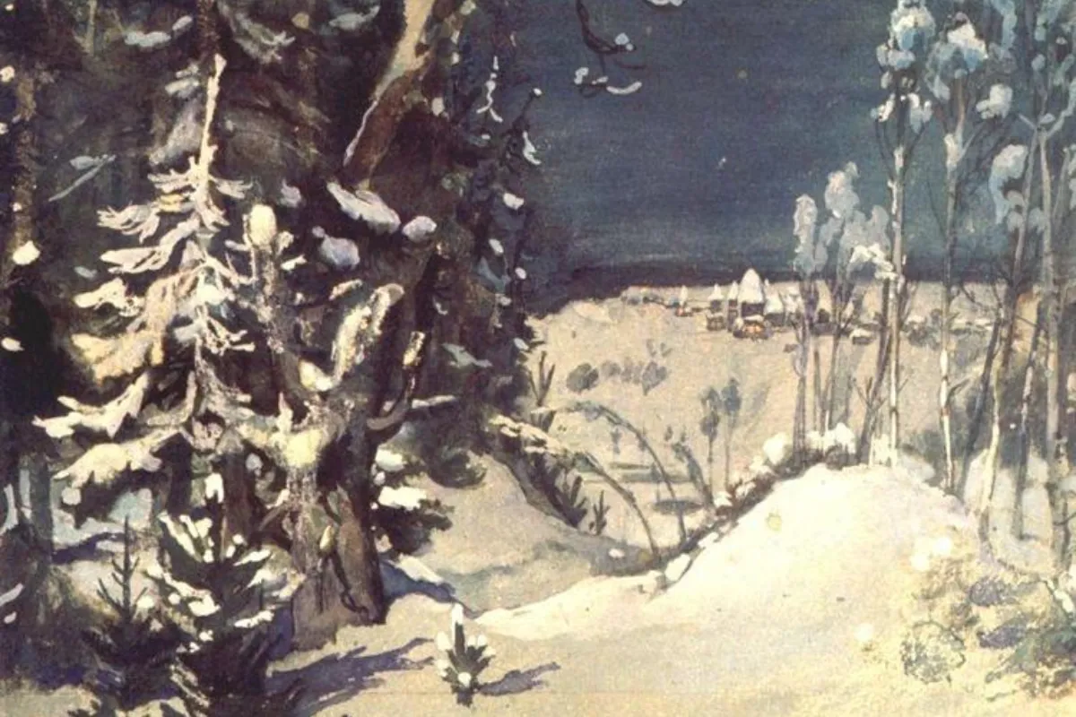 Viktor Vasnetsov "Giấc mơ mùa đông" ("Winter"), 1908-1914