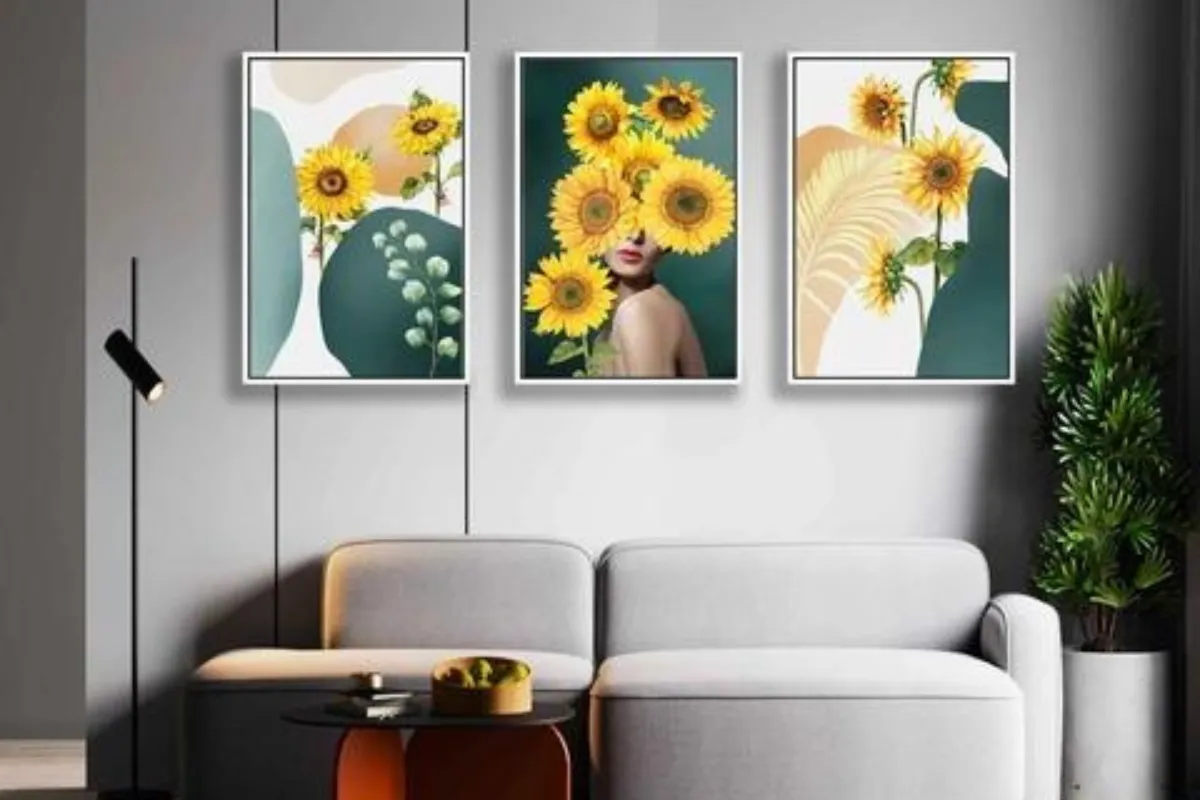 Những bức tranh hoa hướng dương là sự kết hợp hoàn hảo giữa sức sống và nghệ thuật!